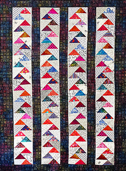 Migrating Flying Geese Quilt in 3 Sizes. Digital download/pdf file.